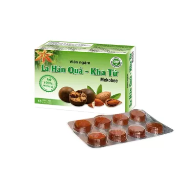 Viên Ngậm La Hán Quả - Kha Tử Mekobee Hộp 16 Viên